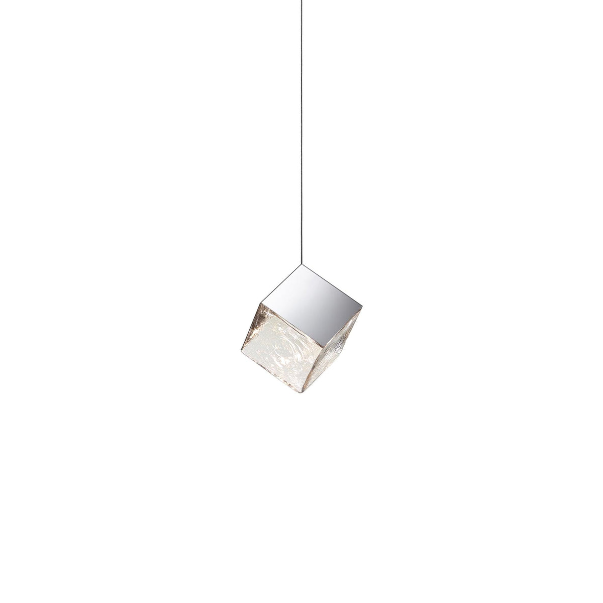 Gold Silver Geometric Glass Chandelier — product view 43