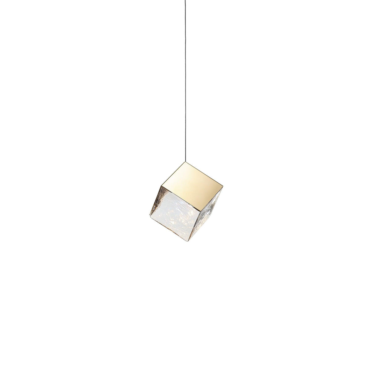 Gold Silver Geometric Glass Chandelier — product view 44