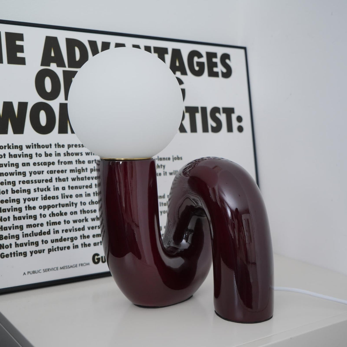N Shape Glass Table Lamp — product view 34