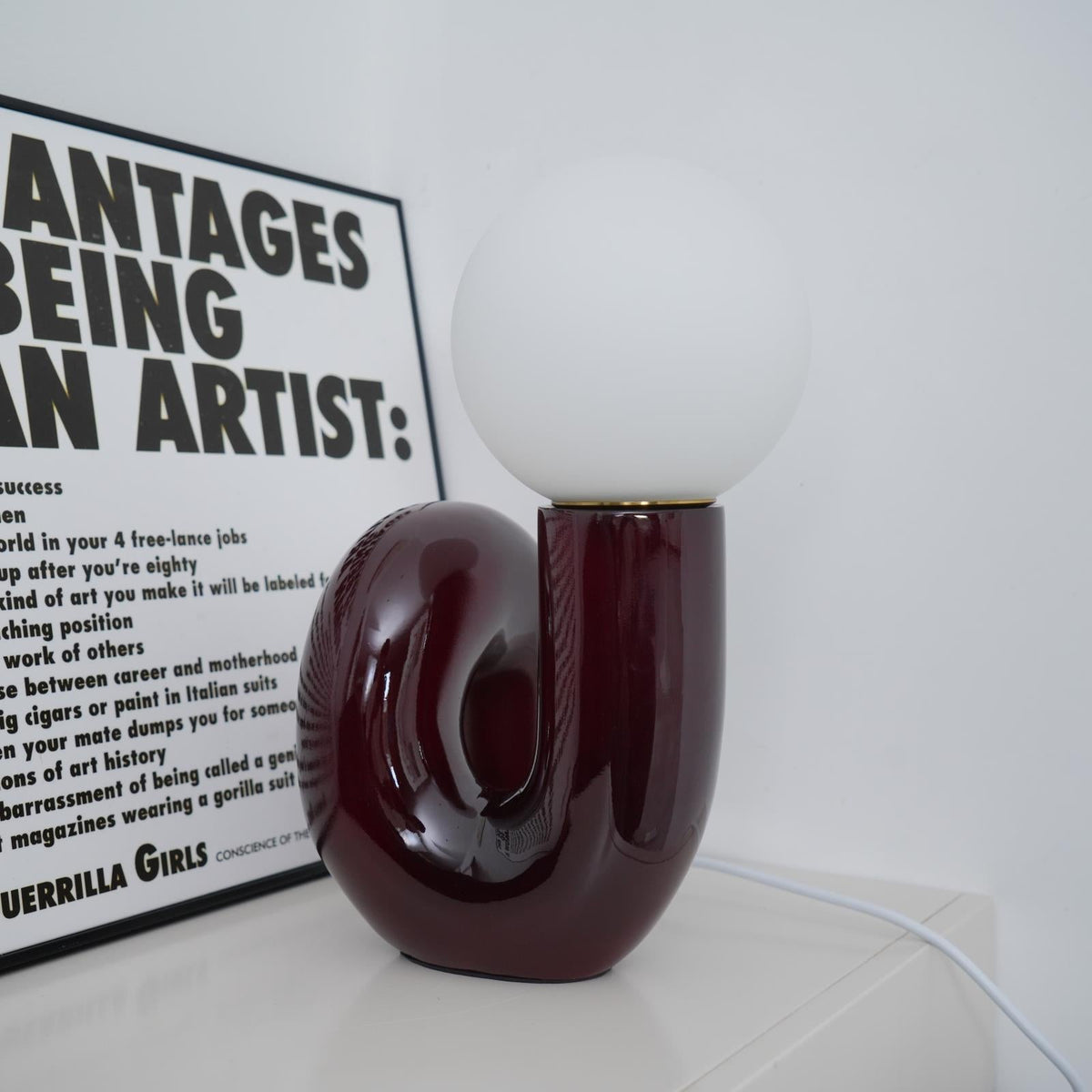 N Shape Glass Table Lamp — product view 36