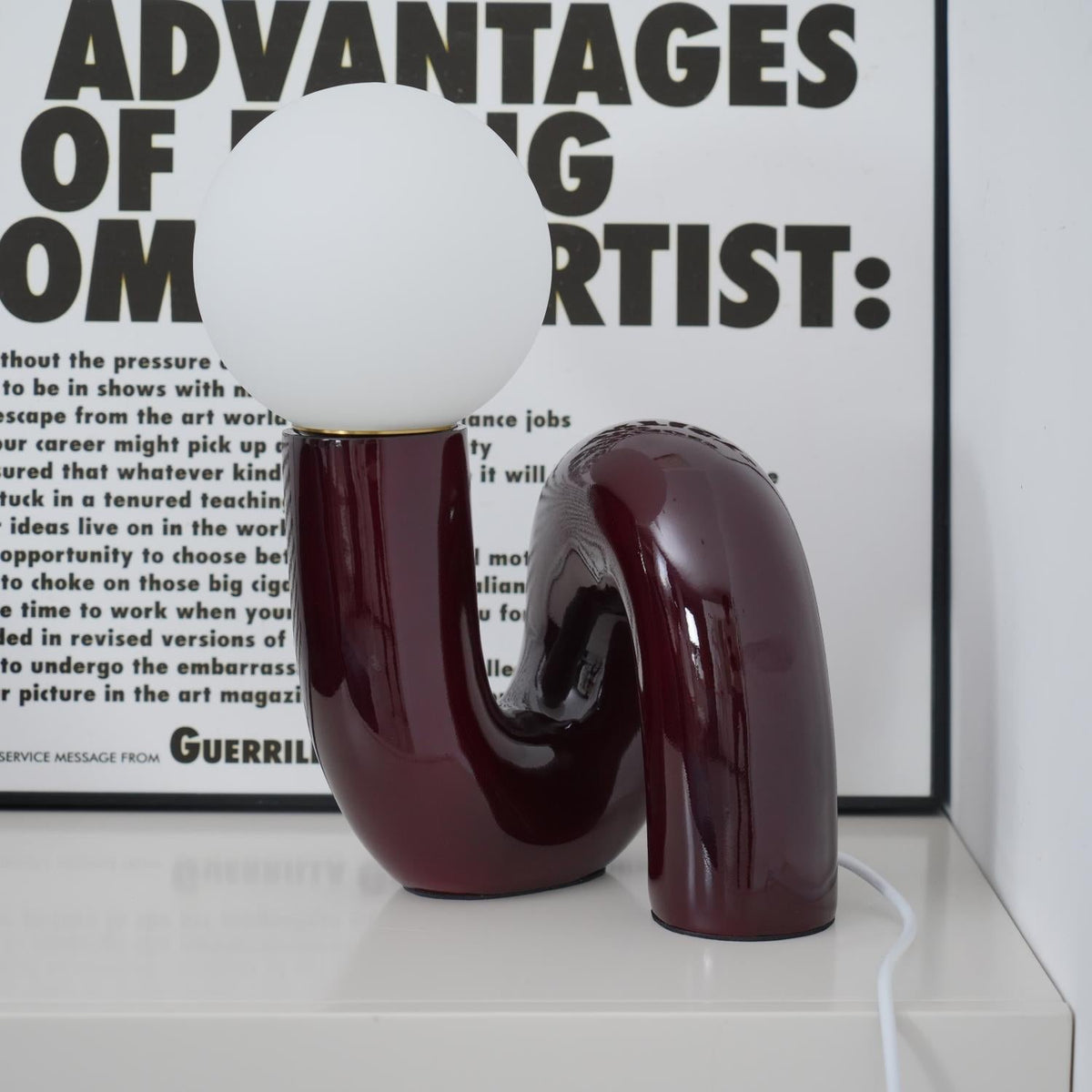 N Shape Glass Table Lamp — product view 38