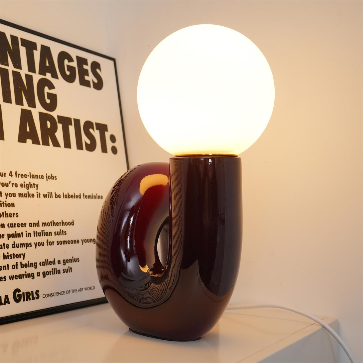 N Shape Glass Table Lamp — product view 44