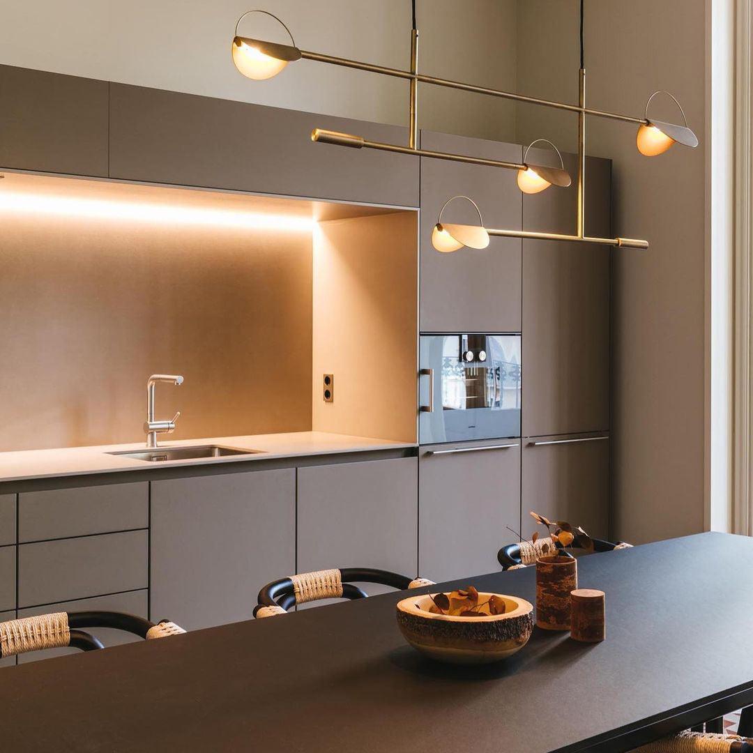 Leaves Metal Chandelier — product view 10