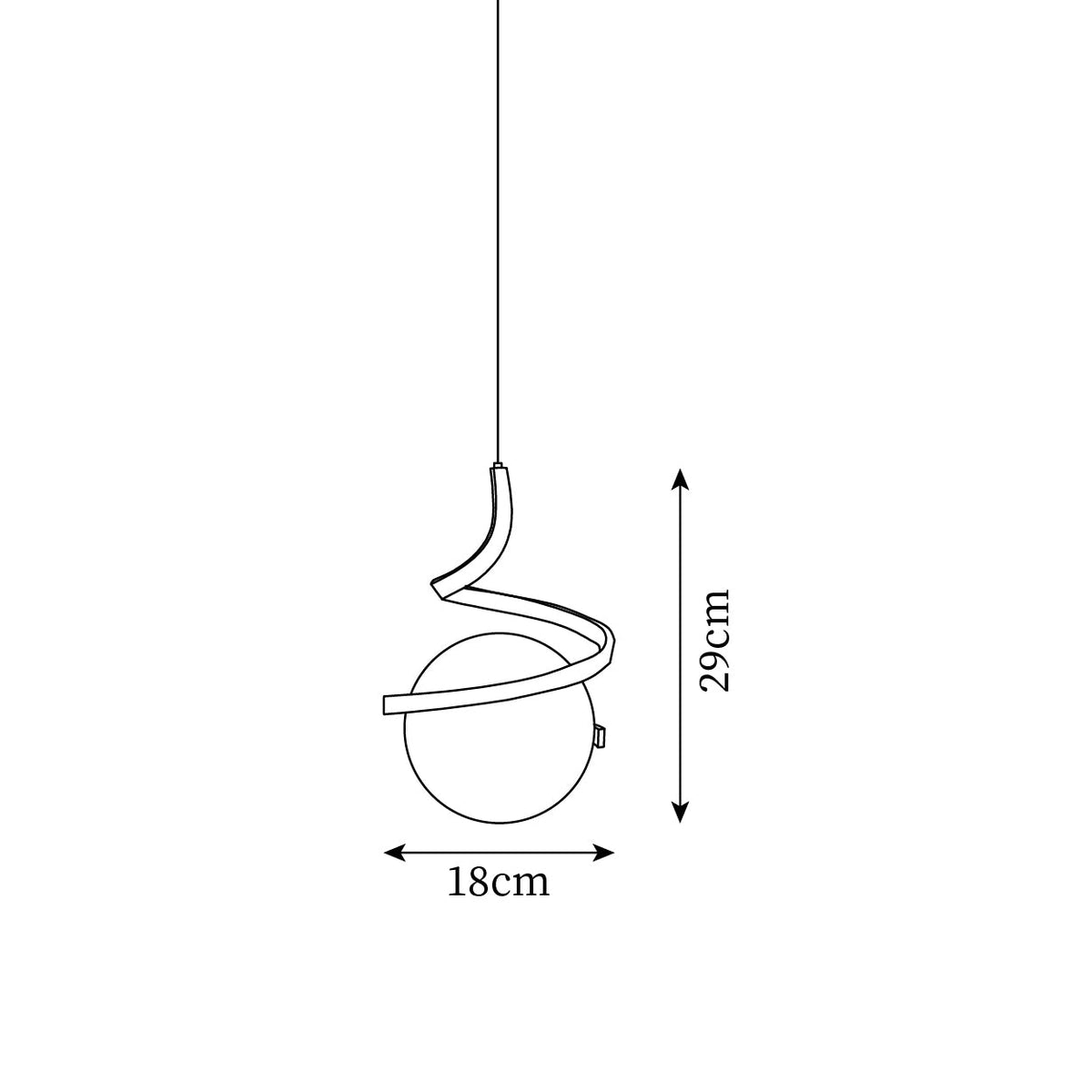 Wire Pendant Lamp — product view 5