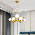 Riley Glass Chandelier — product view 2