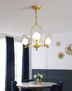 Riley Glass Chandelier — product view 4