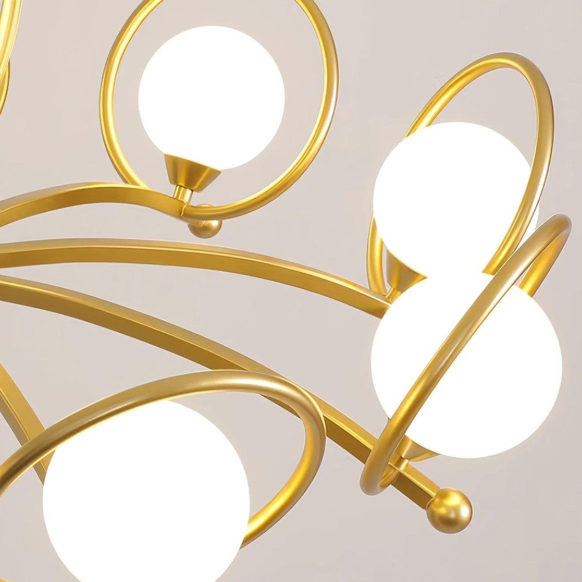 Riley Glass Chandelier — product view 9
