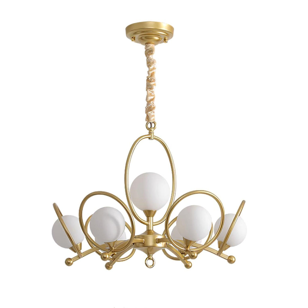 Riley Glass Chandelier — product view 10