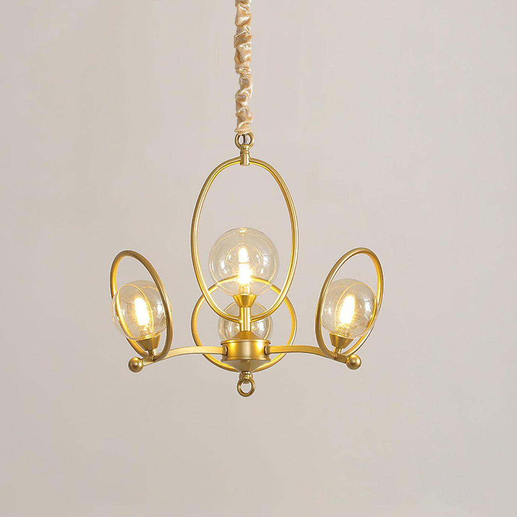 Riley Glass Chandelier — product view 12