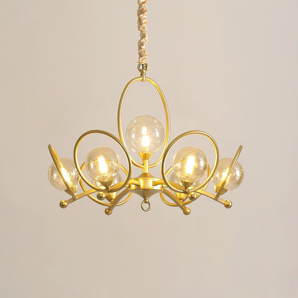 Riley Glass Chandelier — product view 13