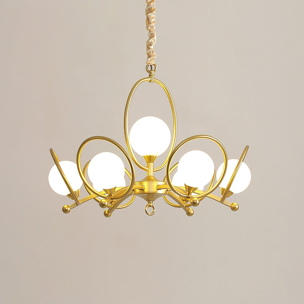 Riley Glass Chandelier — product view 14