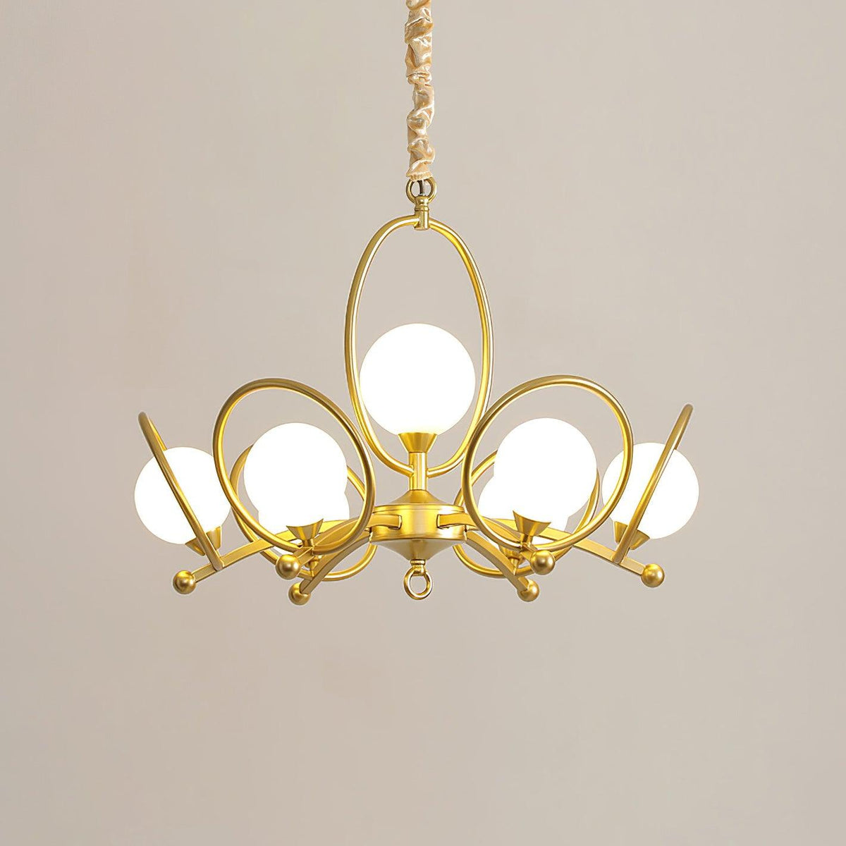 Riley Glass Chandelier — product view 14