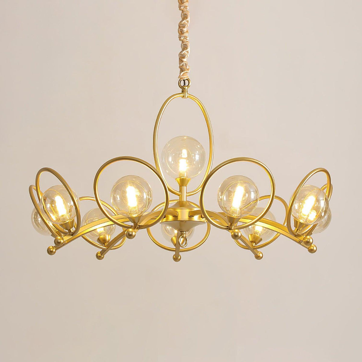 Riley Glass Chandelier — product view 15