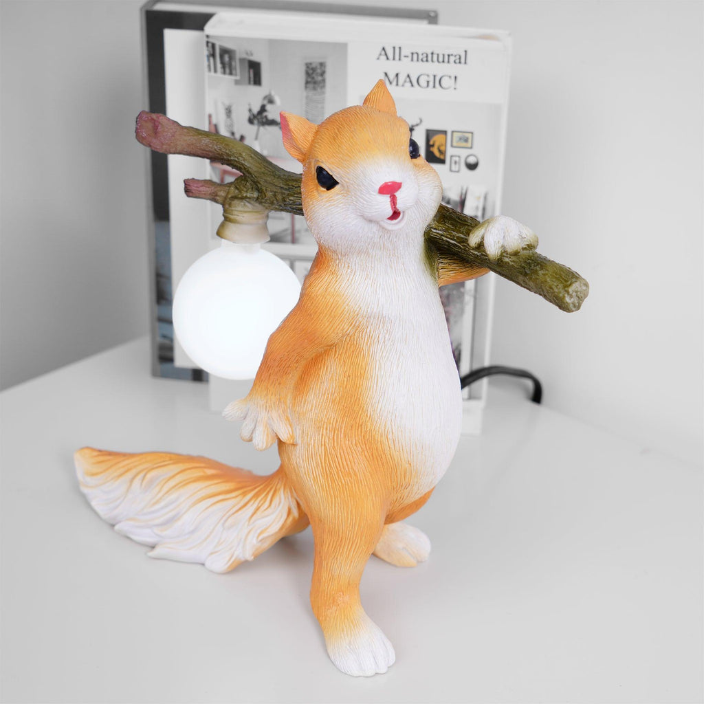 Squirrel Glass Table Lamp — product view 2