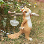 Squirrel Glass Table Lamp — product view 4