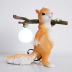 Squirrel Glass Table Lamp — product view 7