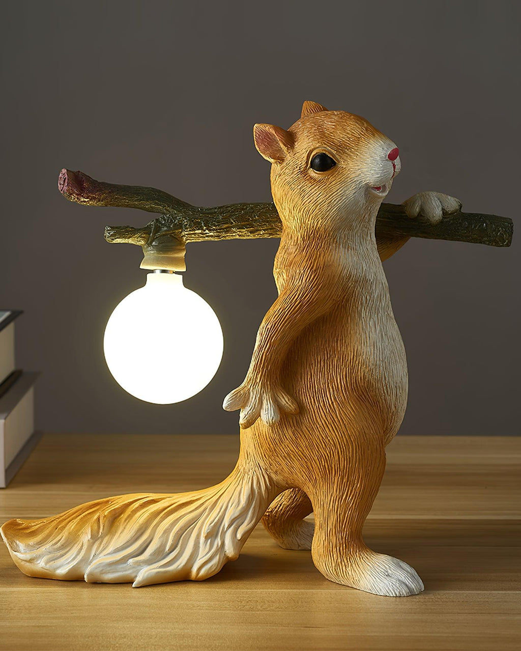 Squirrel Glass Table Lamp — product view 11