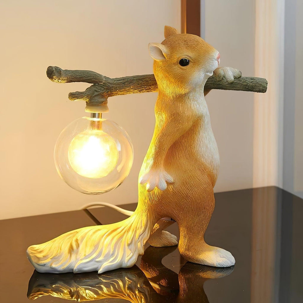 Squirrel Glass Table Lamp — product view 16