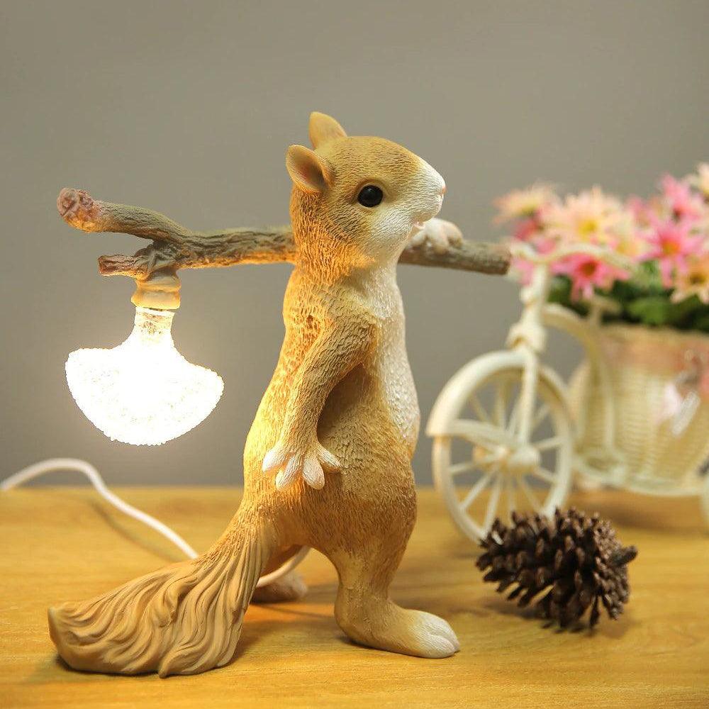 Squirrel Glass Table Lamp — product view 19