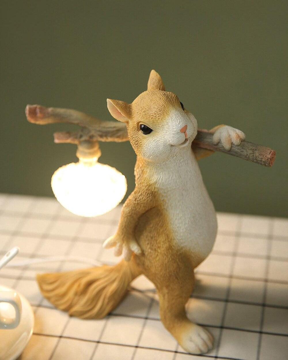Squirrel Glass Table Lamp — product view 20