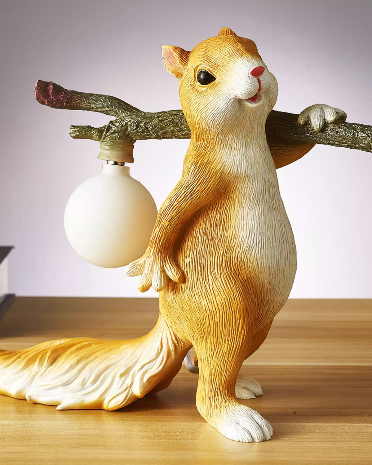Squirrel Glass Table Lamp — product view 24