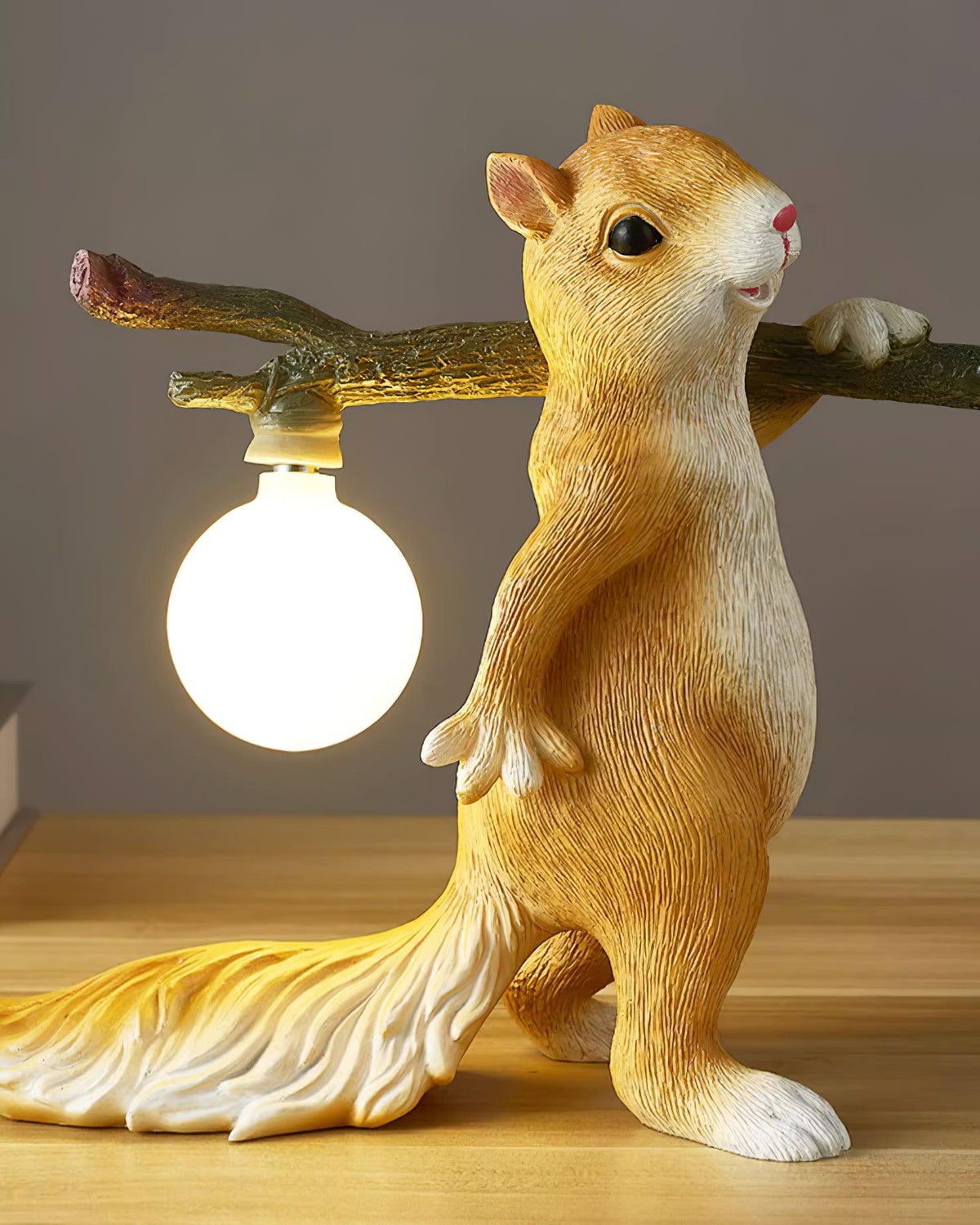 Squirrel Glass Table Lamp — product view 25