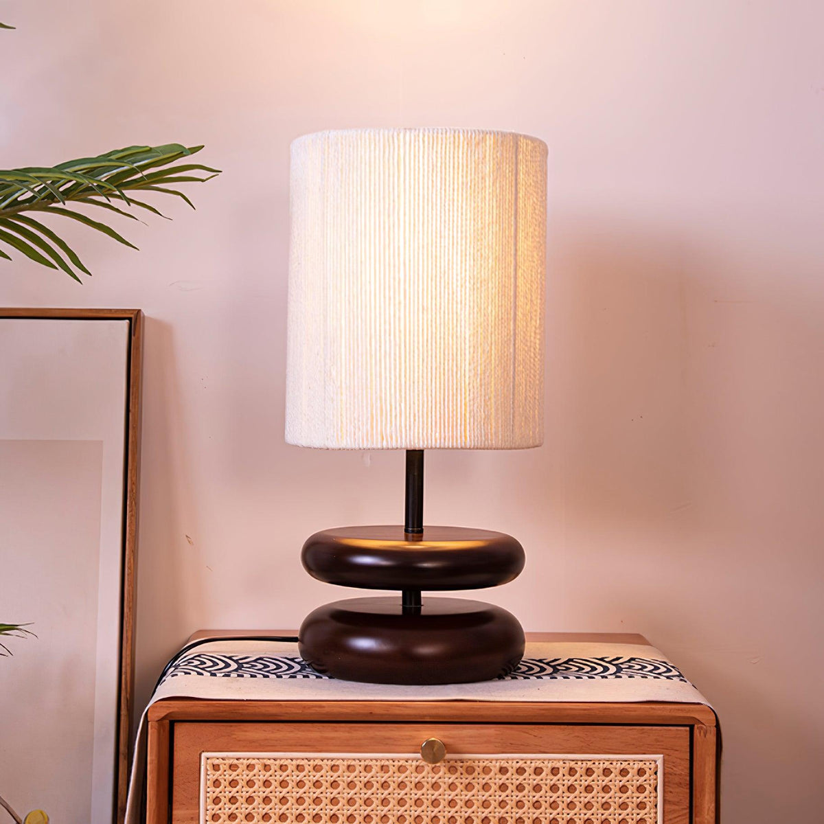 Wooden Modern Bedroom Wood Table Lamp — product view 4