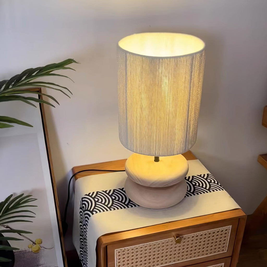 Wooden Modern Bedroom Wood Table Lamp — product view 18