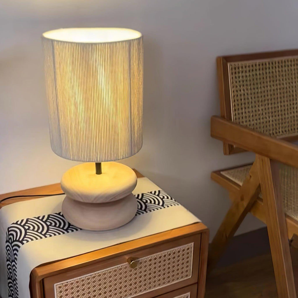 Wooden Modern Bedroom Wood Table Lamp — product view 19