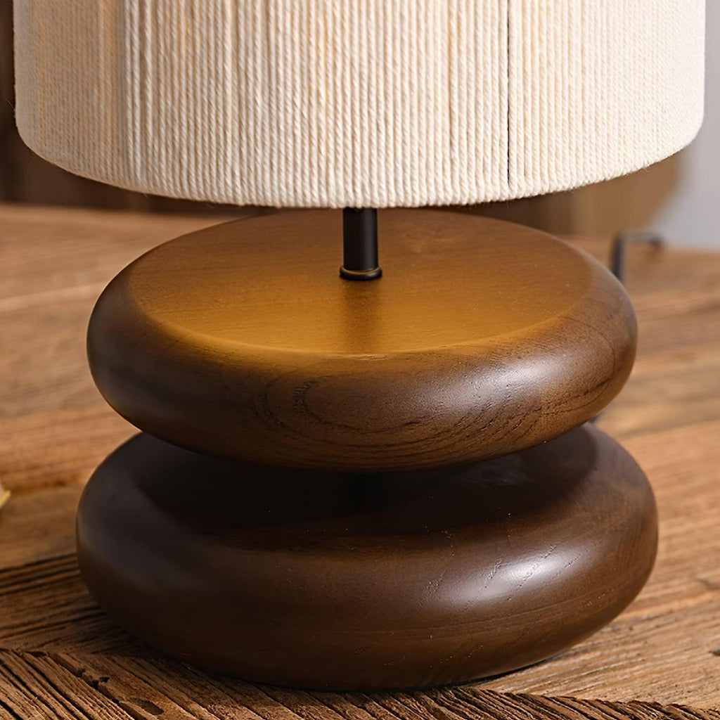Wooden Modern Bedroom Wood Table Lamp — product view 20