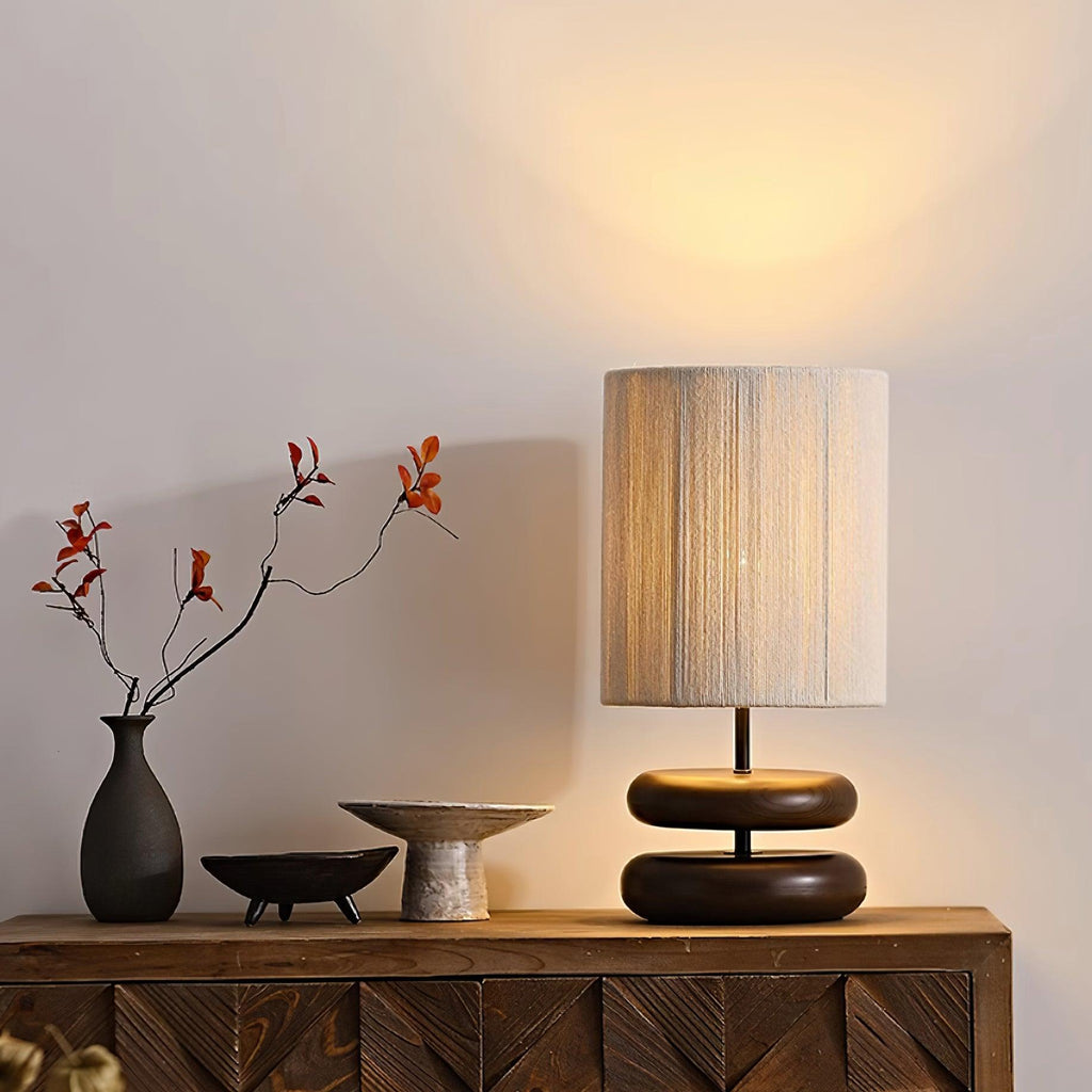 Wooden Modern Bedroom Wood Table Lamp — product view 21