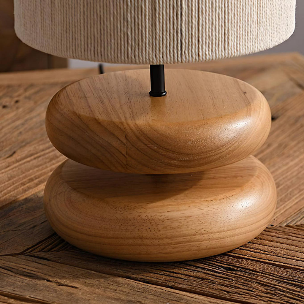 Wooden Modern Bedroom Wood Table Lamp — product view 25