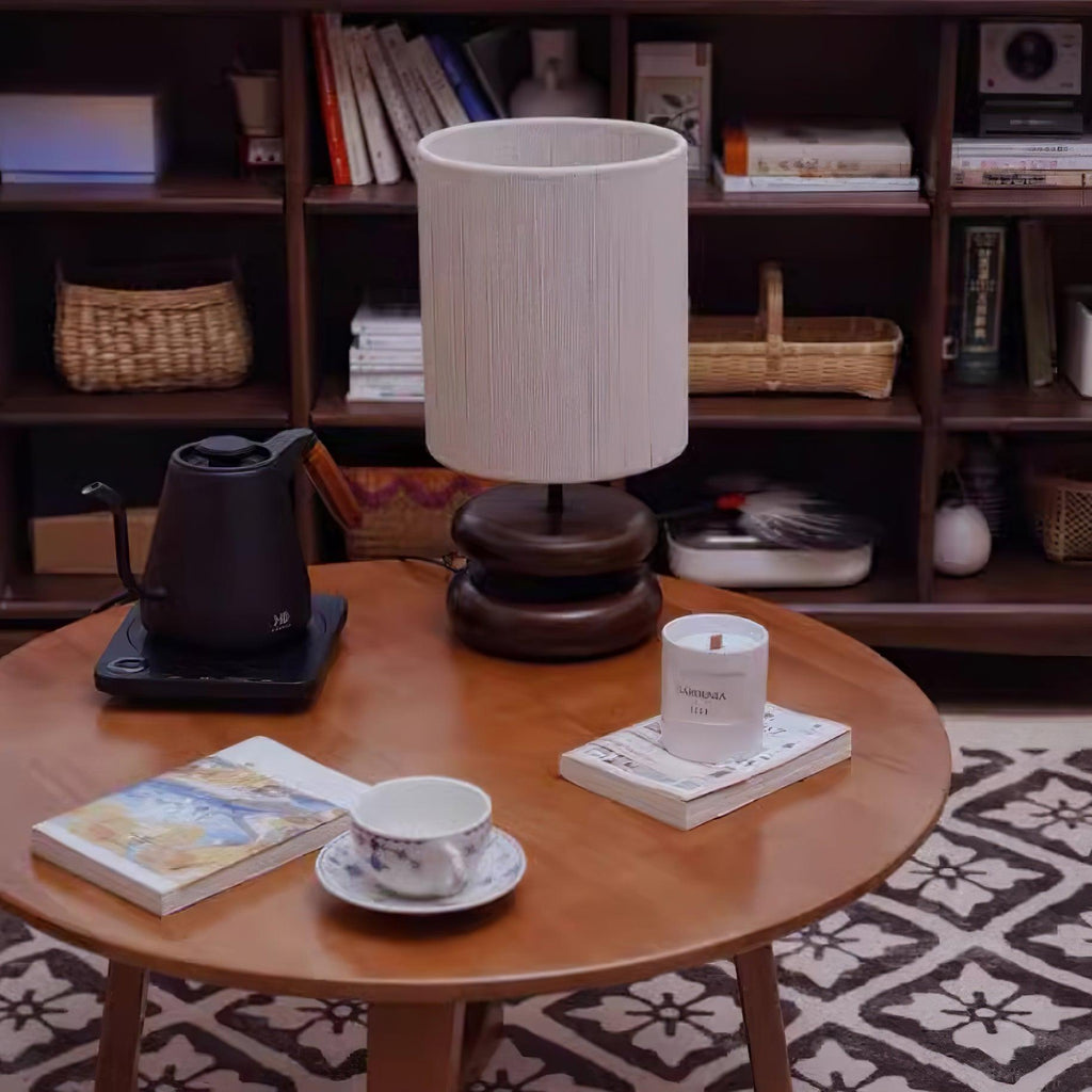 Wooden Modern Bedroom Wood Table Lamp — product view 26