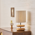 Wooden Modern Bedroom Wood Table Lamp — product view 30
