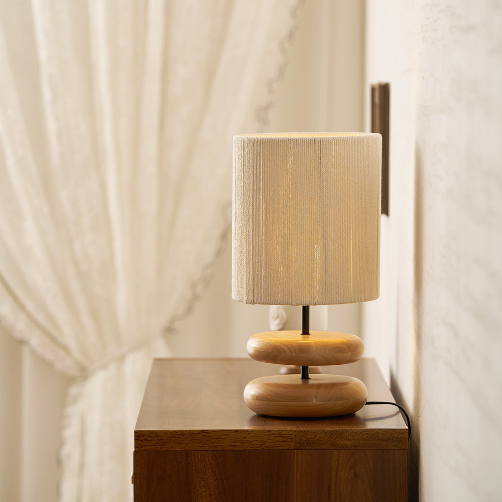Wooden Modern Bedroom Wood Table Lamp — product view 33