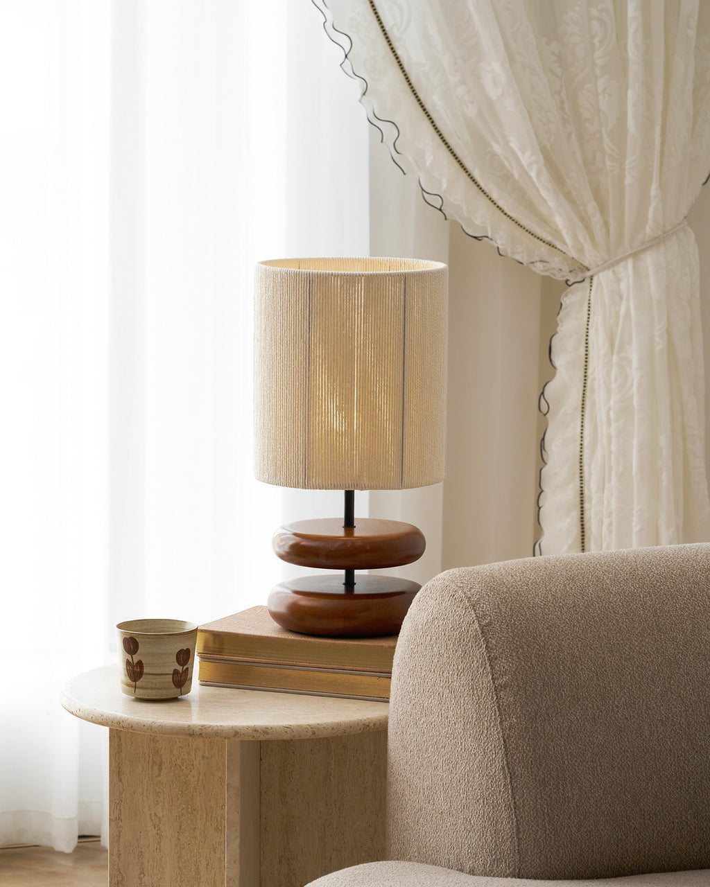 Wooden Modern Bedroom Wood Table Lamp — product view 34