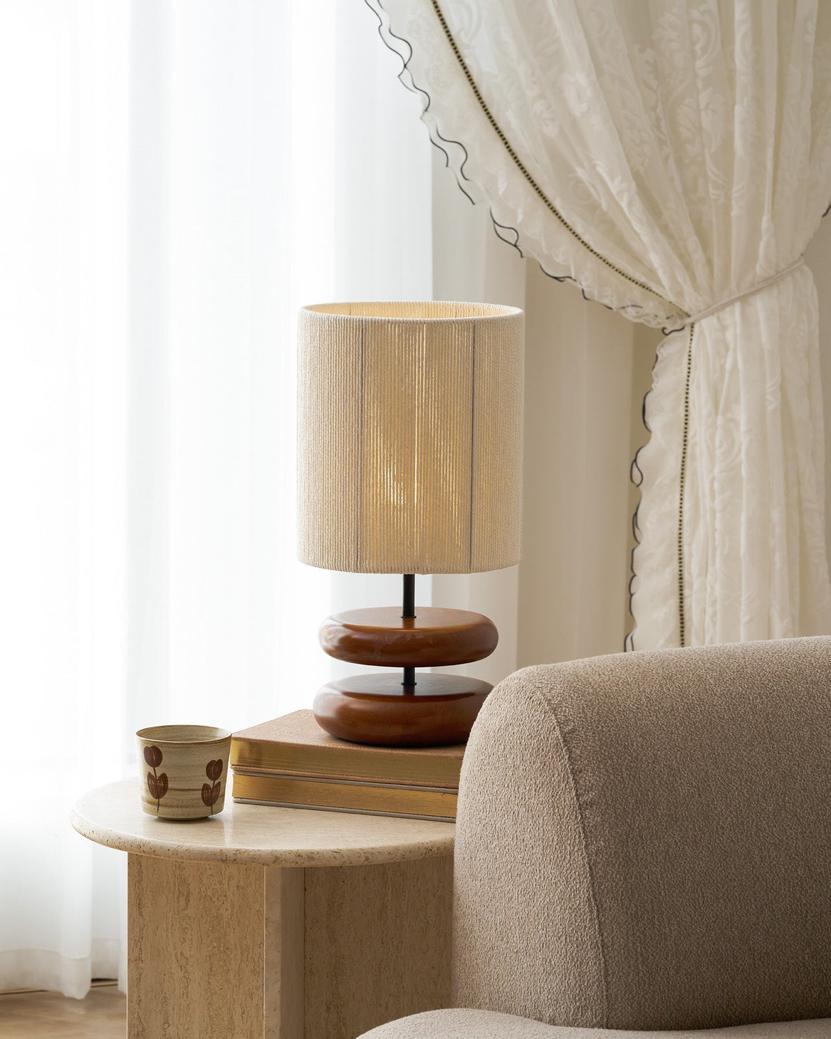 Wooden Modern Bedroom Wood Table Lamp — product view 34