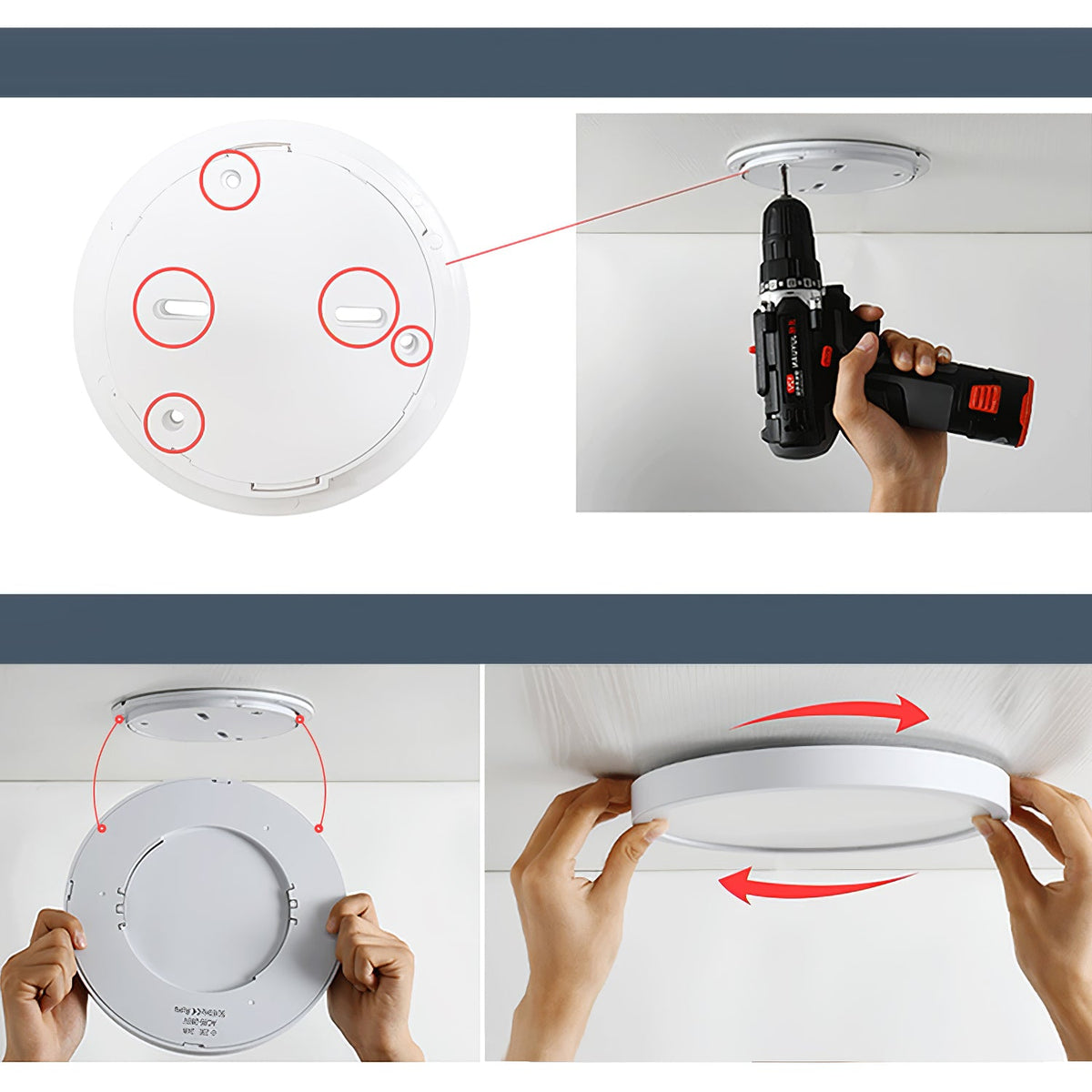 Acrylic Thinnest Round Ceiling Light — product view 10