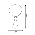 Lava Cone Fat Metal Table Lamp — product view 5