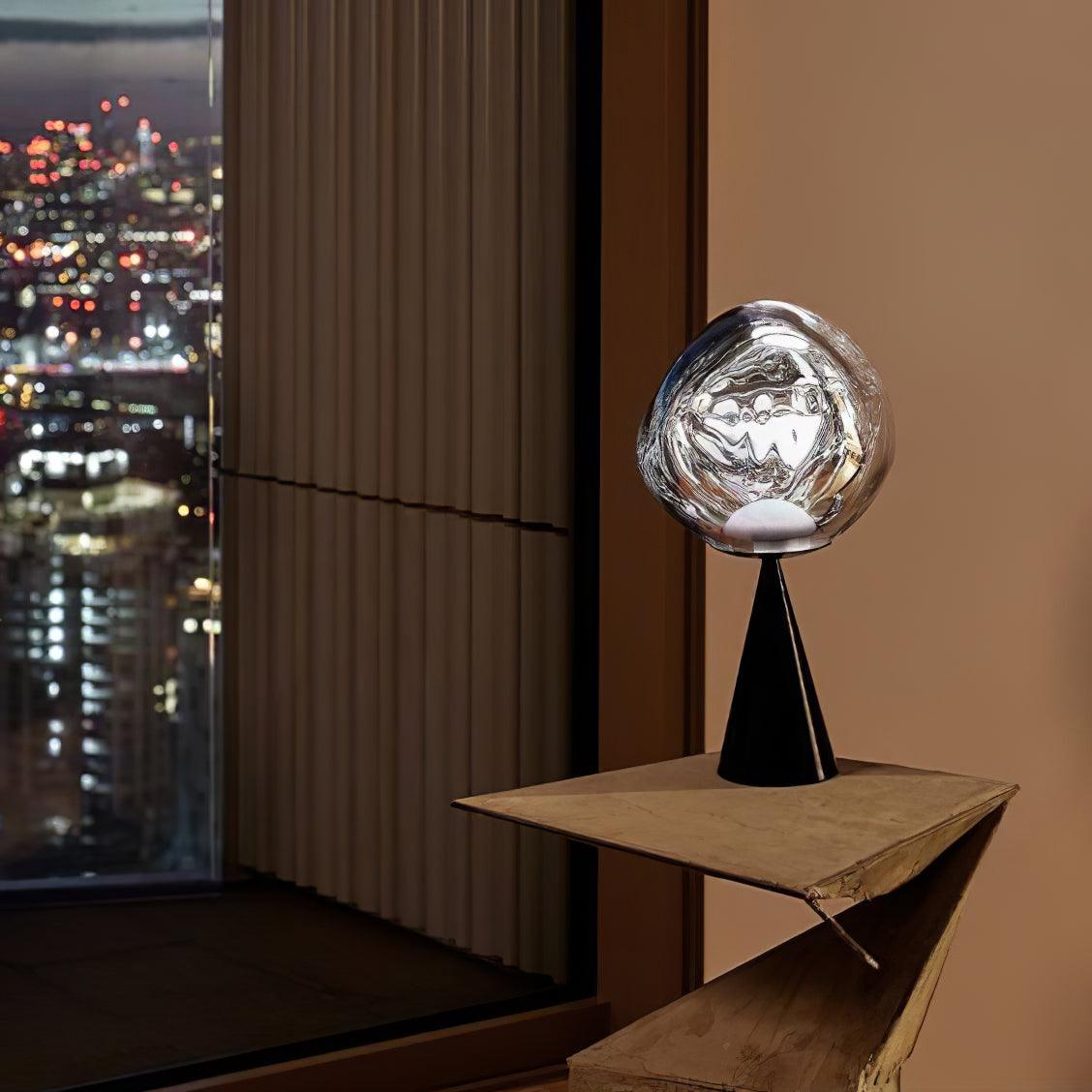 Lava Cone Fat Metal Table Lamp — product view 7