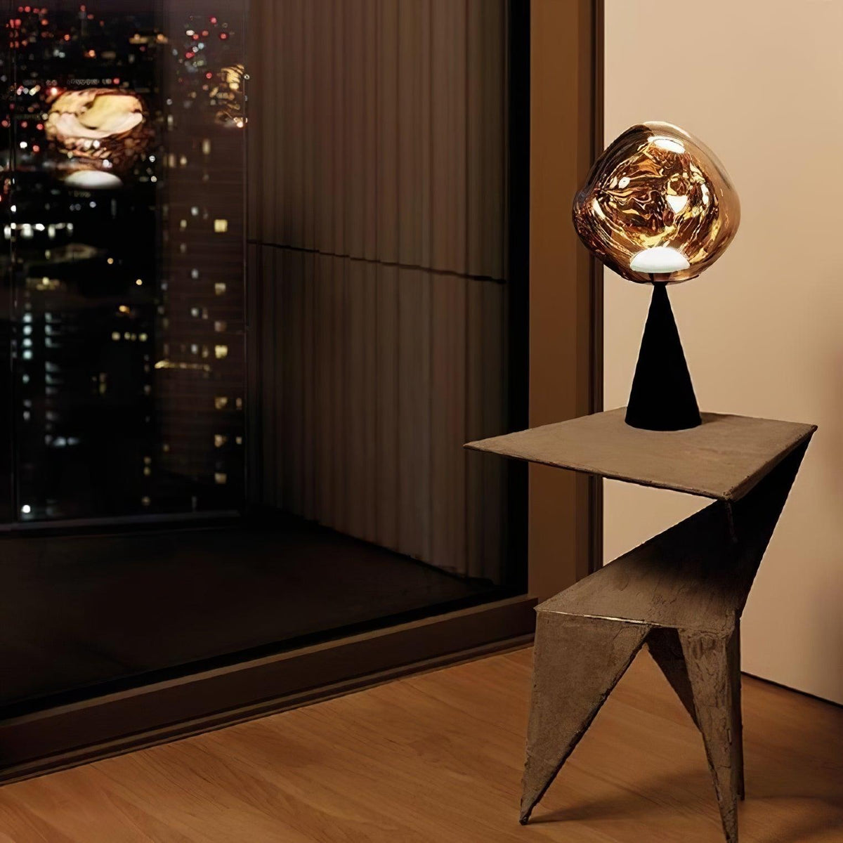 Lava Cone Fat Metal Table Lamp — product view 11