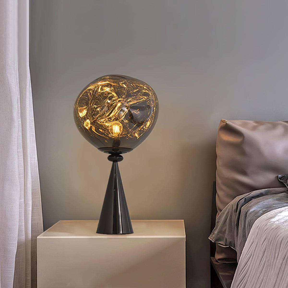 Lava Cone Fat Metal Table Lamp — product view 15