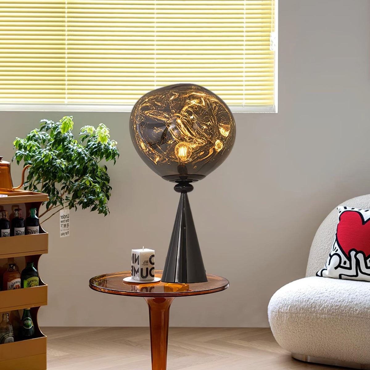 Lava Cone Fat Metal Table Lamp — product view 17