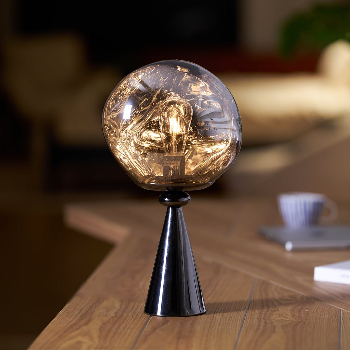 Lava Cone Fat Metal Table Lamp — product view 19
