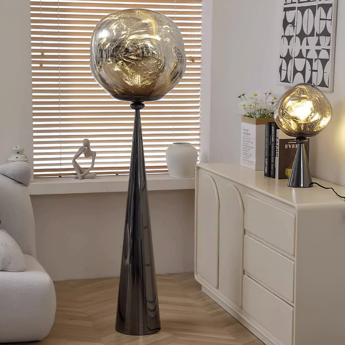 Lava Cone Fat Metal Table Lamp — product view 30