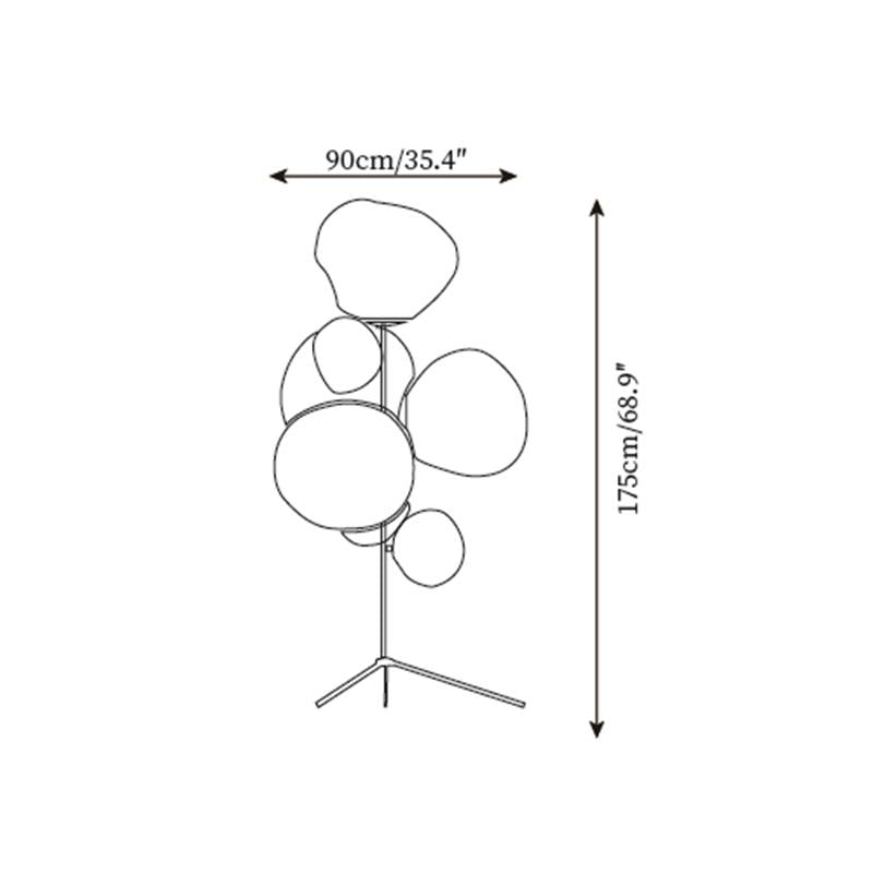 Lava Stand Metal Floor Lamp — product view 5