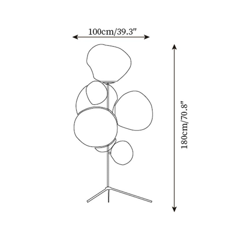 Lava Stand Metal Floor Lamp — product view 6