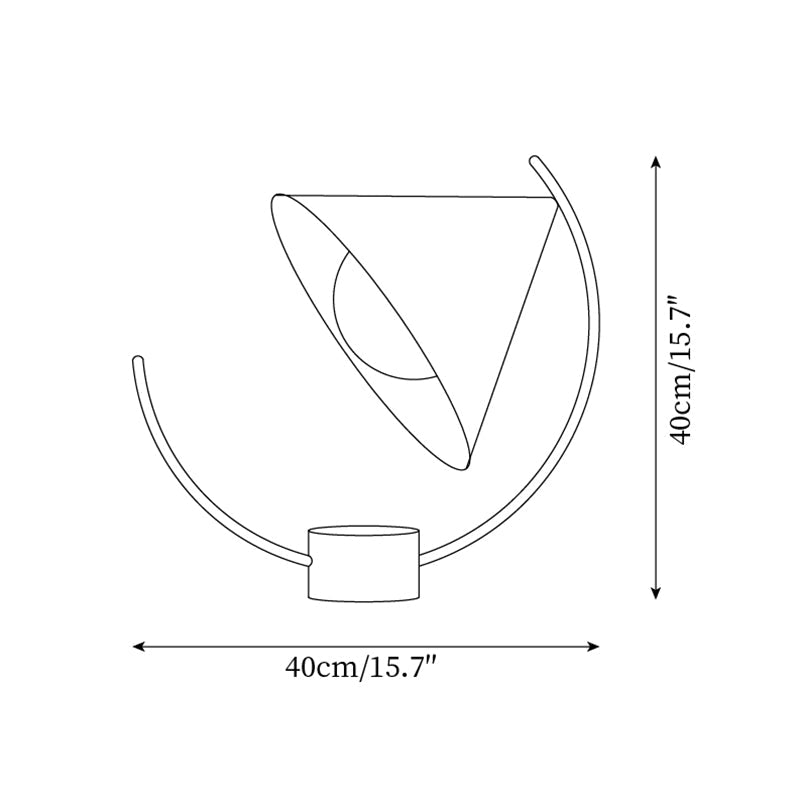 Meridian Glass Table Lamp — product view 5