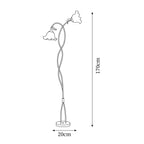 Calla Flowers Metal Floor Lamp — product view 5