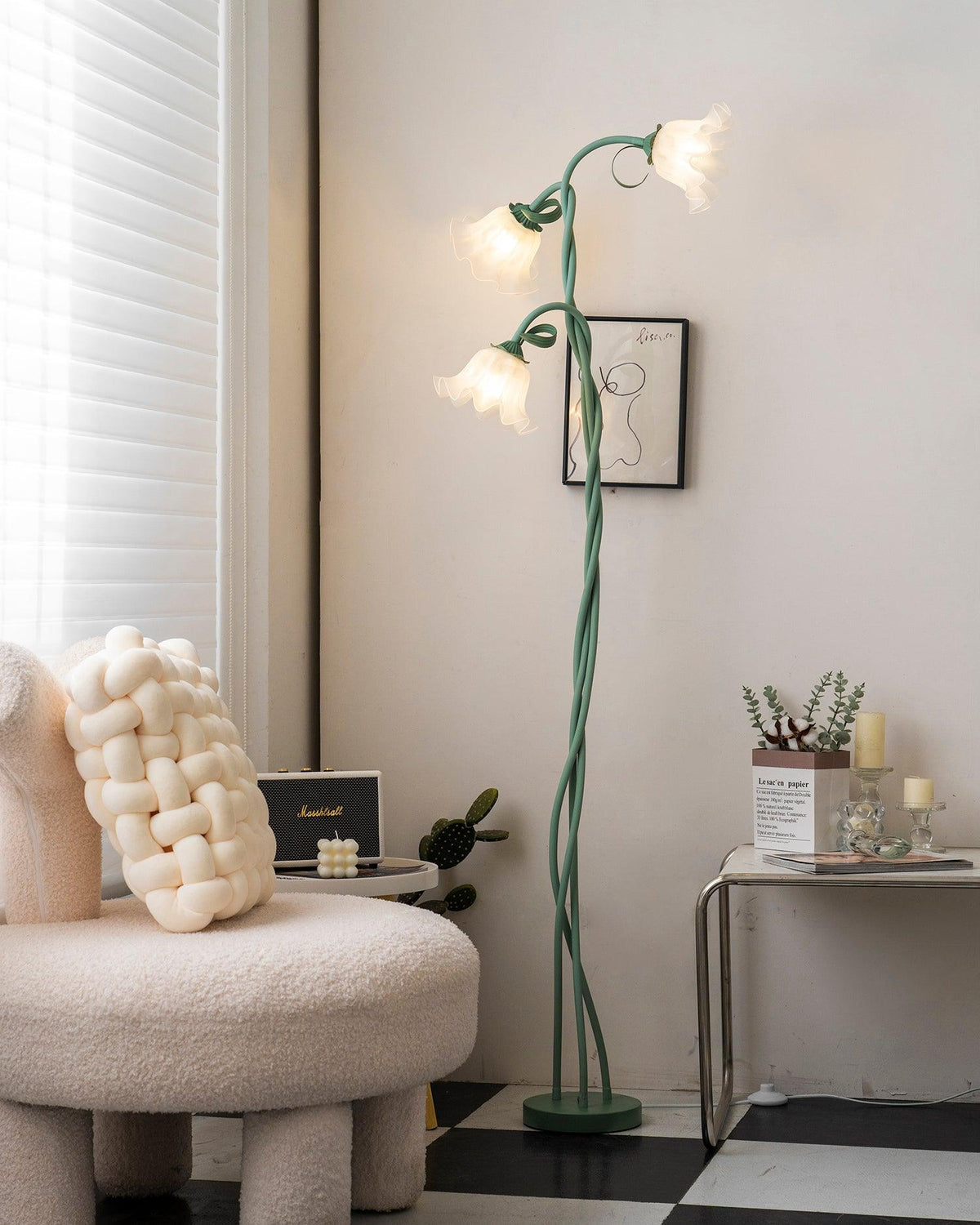 Calla Flowers Metal Floor Lamp — product view 14